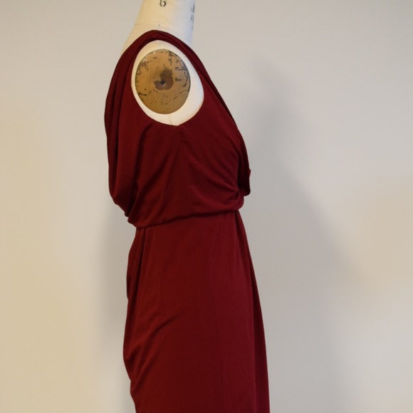 Hailey Adrianna Papell Jersey One-Shoulder Dress 4 - Picture 6 of 8